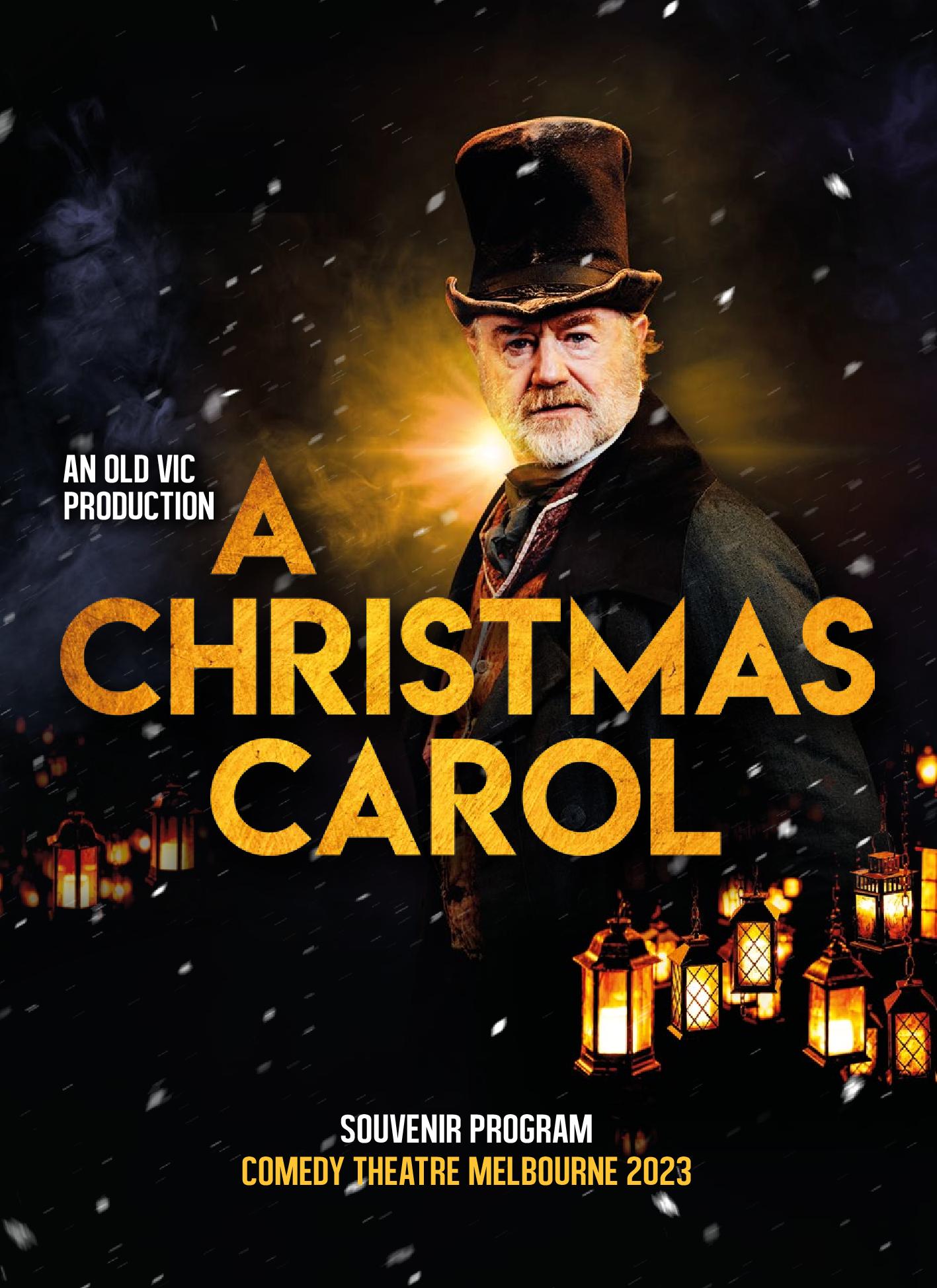 A Christmas Carol 2023 Souvenir Program