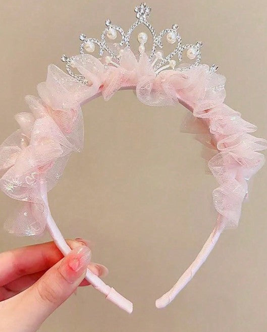 Tiara Tulle Headband - The Stage Shop