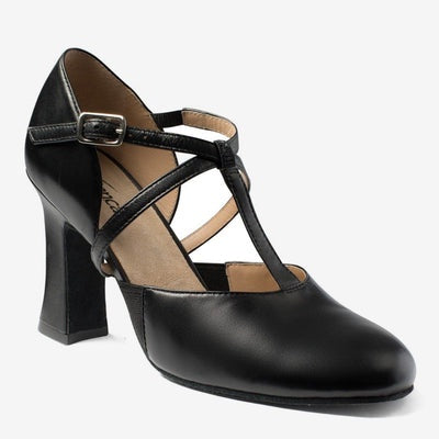 So Danca - Broadway Cabaret T-strap 3" Heel Black - The Stage Shop