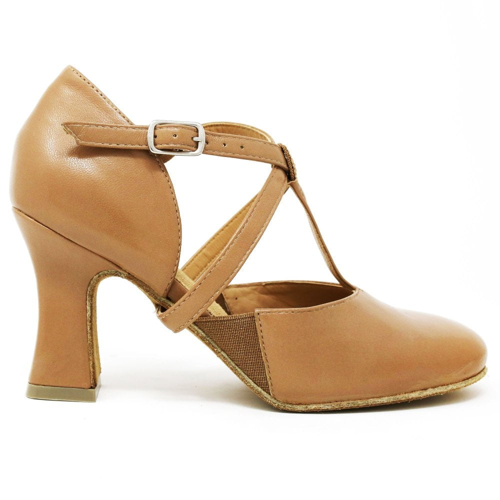So Danca - Broadway Cabaret T-strap 3" Heel Caramel - The Stage Shop