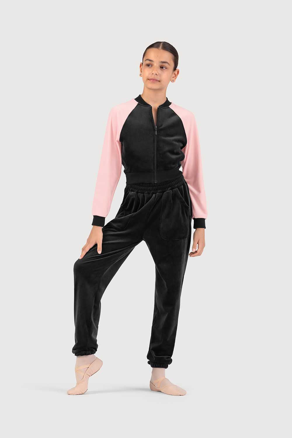 Julia Velvet Bomber Jacket - Girls