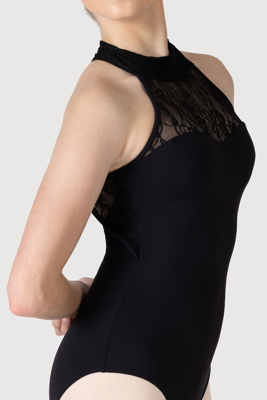 Ebo Lace Necked Leotard - Women