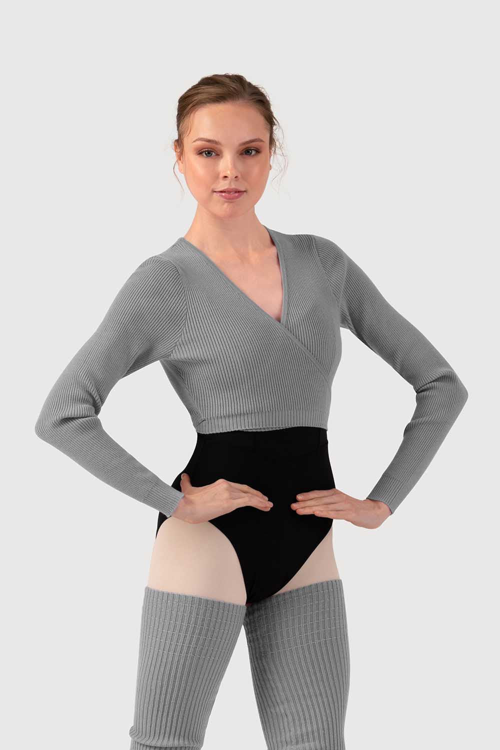 Celeste Knit Long Sleeve Wrap Top - Women
