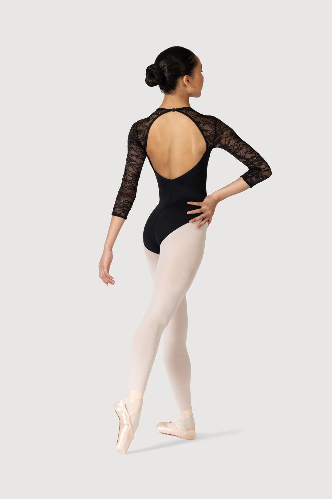 Kate 3/4 Sleeve Lace Leotard - Women