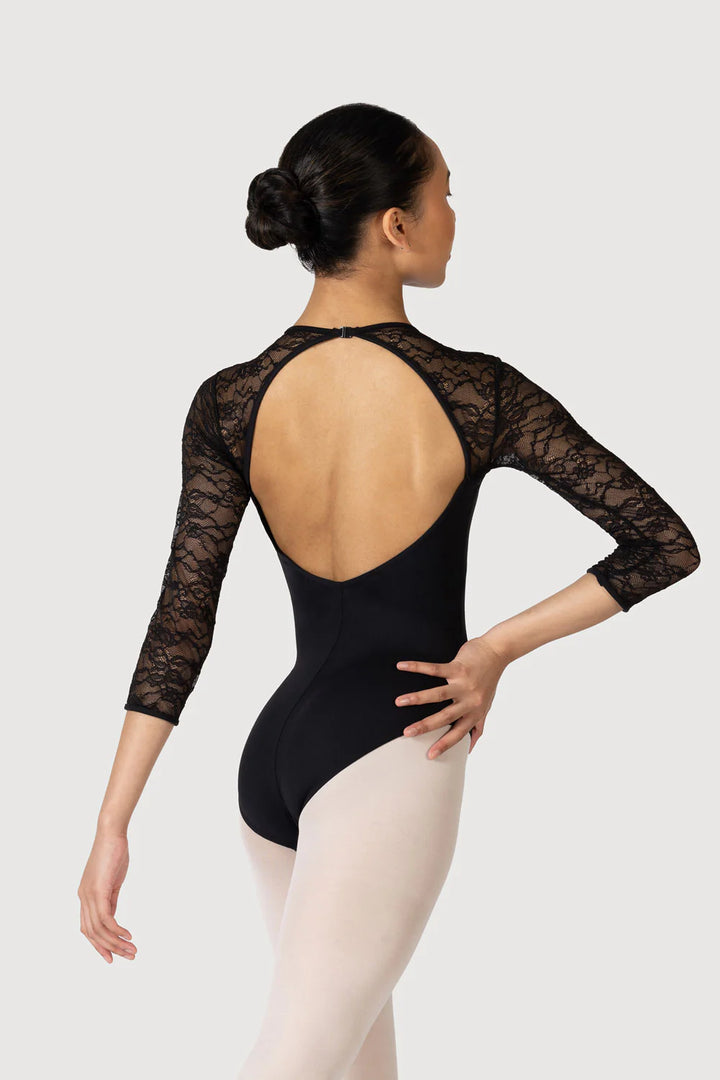 Kate 3/4 Sleeve Lace Leotard - Women