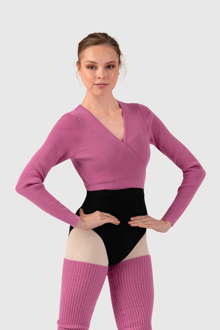 Celeste Knit Long Sleeve Wrap Top - Women