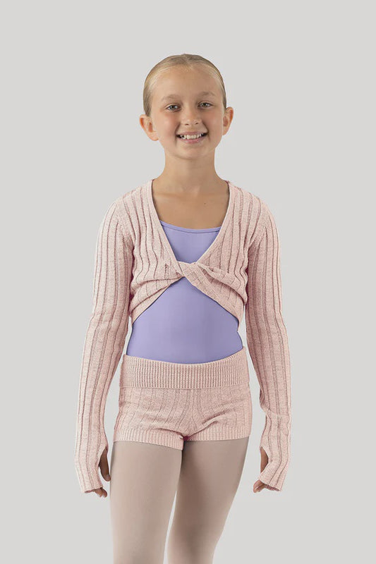 Lily Roll Down Waist Knitted Short [Girls]