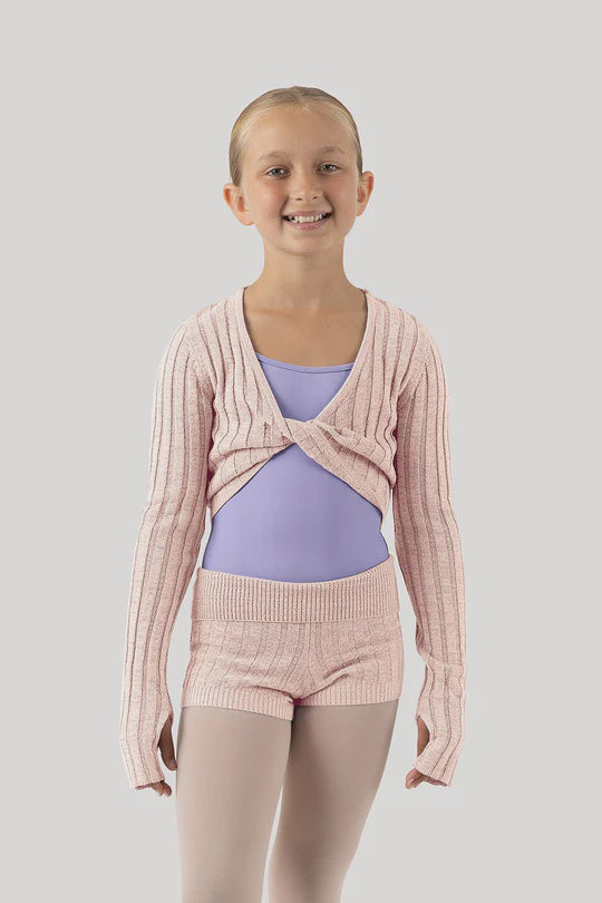 Lily Roll Down Waist Knitted Short - The Stage Shop