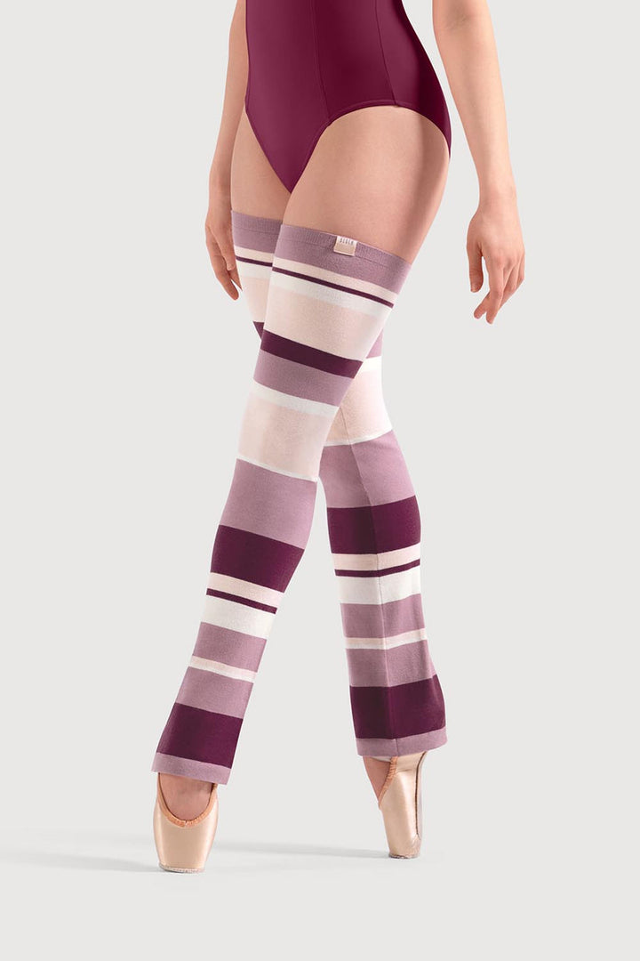 Striped Long Legwarmers - Women - The Stage Shop