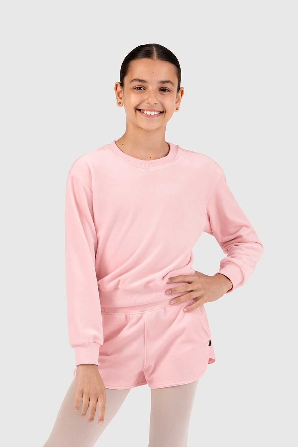 Lily Velvet Crew Jumper - Girls