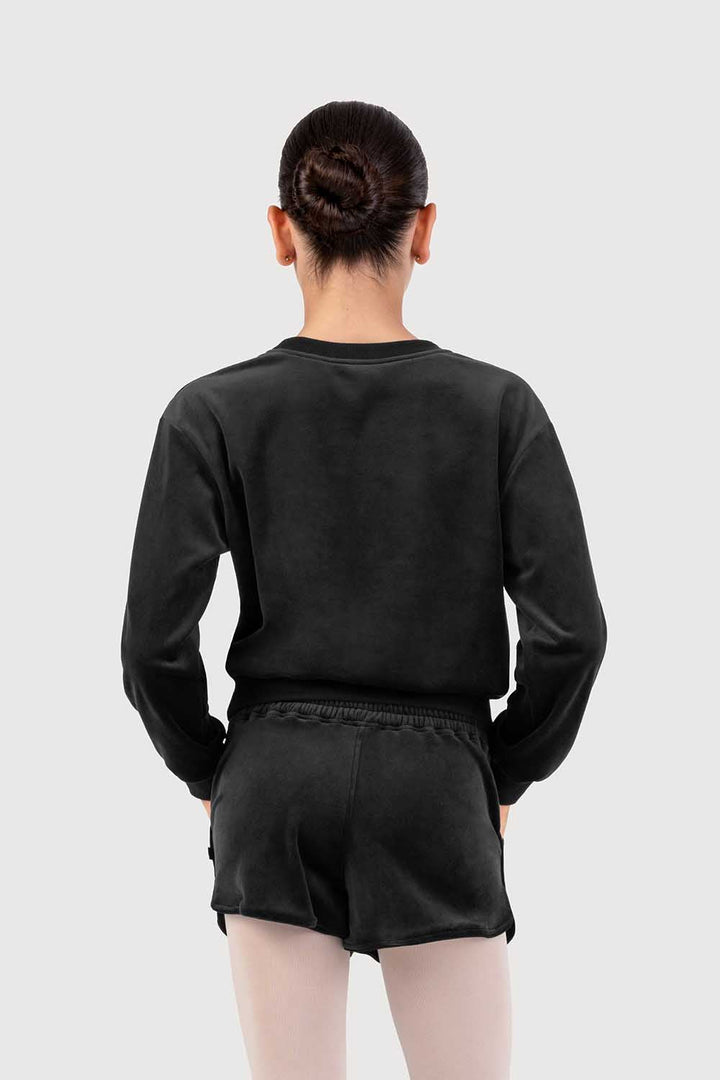 Lily Velvet Crew Jumper - Girls