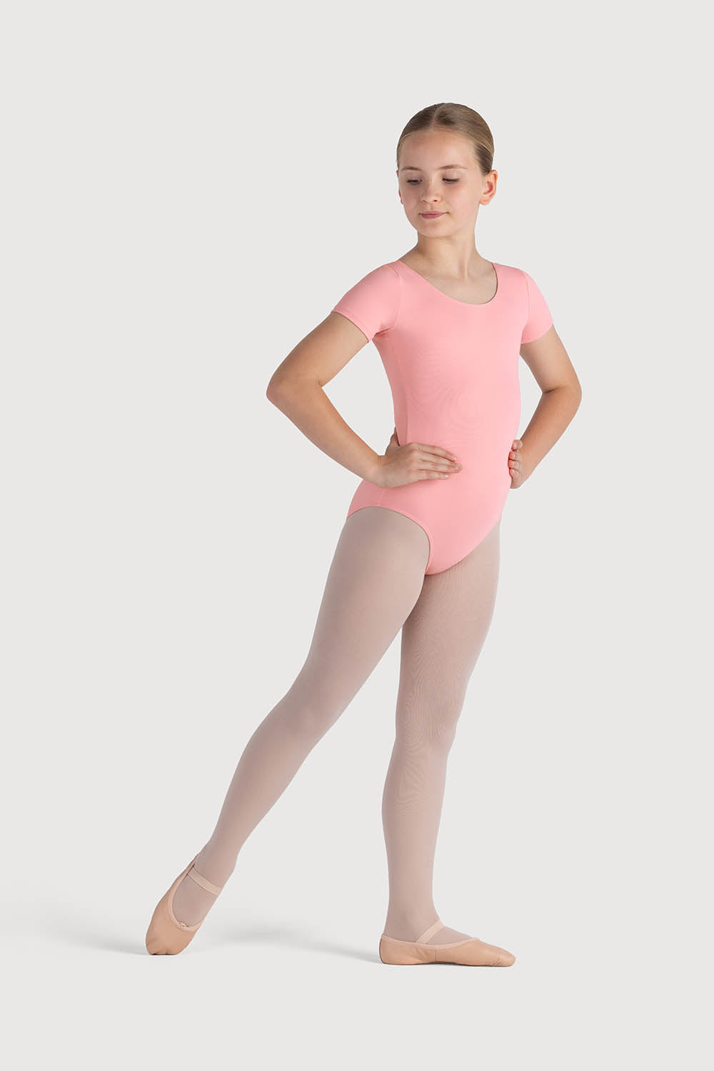 Overture Olisia Short Sleeve Leotard - Girls