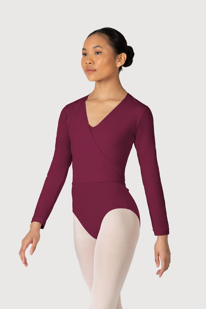 Overture Crossover Long Sleeve Wrap Top - Women