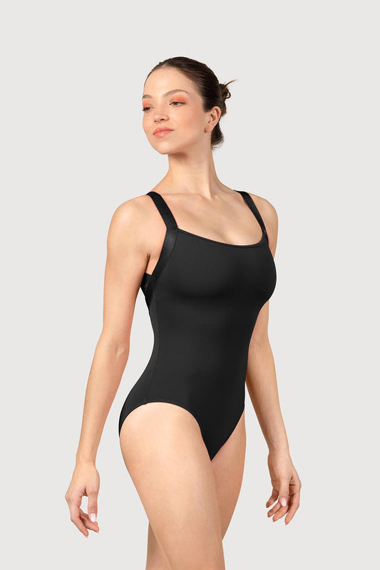 Mirella Lace Back Womens Tank Strap Leotard - The Stage Shop