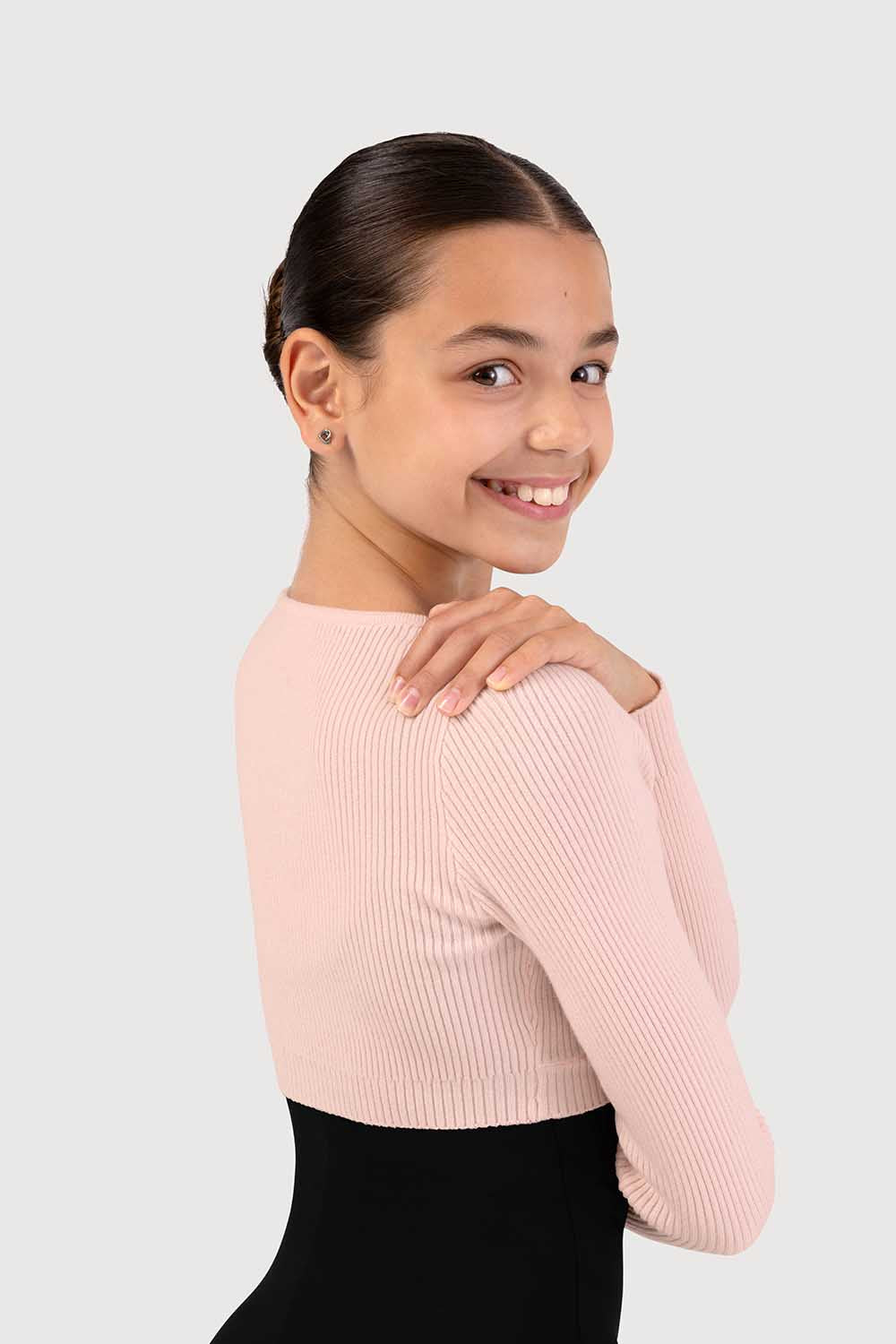 Starling Knit Fixed Mock Wrap Top - Girls - The Stage Shop
