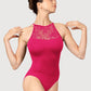 Mirella Lace Keyhole Back Womens Halterneck Leotard - The Stage Shop