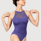 Mirella Lace Keyhole Back Womens Halterneck Leotard - The Stage Shop