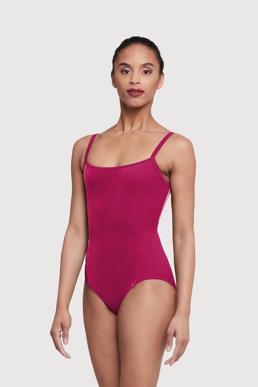 Lani Velvet Front Tweens Camisole Leotard - The Stage Shop