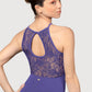 Mirella Lace Keyhole Back Womens Halterneck Leotard - The Stage Shop