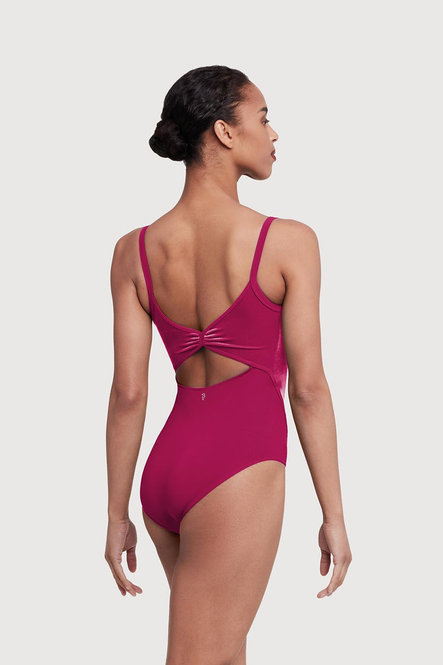 Lani Velvet Front Tweens Camisole Leotard - The Stage Shop