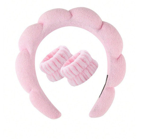 Beauty Headband &amp; Wrist Bands 3 pcs set - The Stage Shop