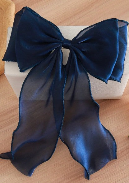 Mesh Bow with hair clip - The Stage Shop