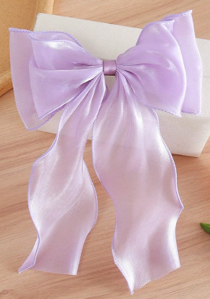 Mesh Bow with hair clip - The Stage Shop