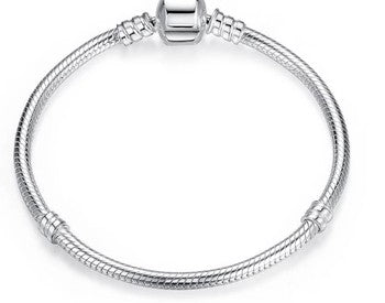 Barrel &amp; Snake Charm Bracelet