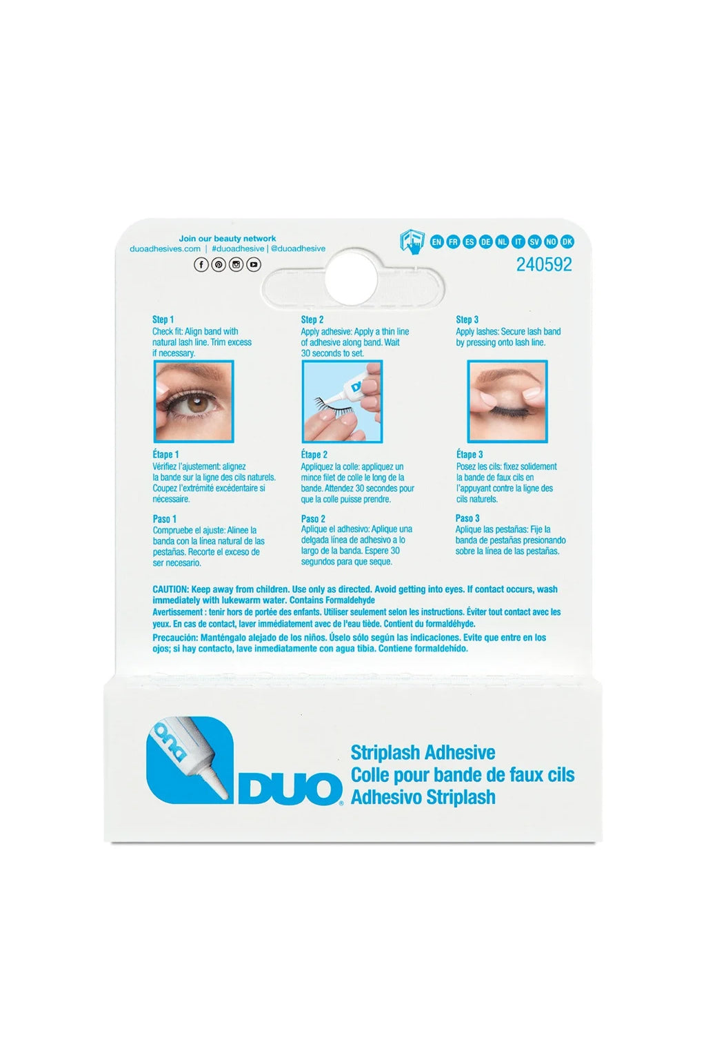 DUO Striplash Adhesive Clear Eyelash Glue