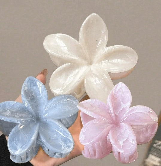 Tropical Flower Claw Clip