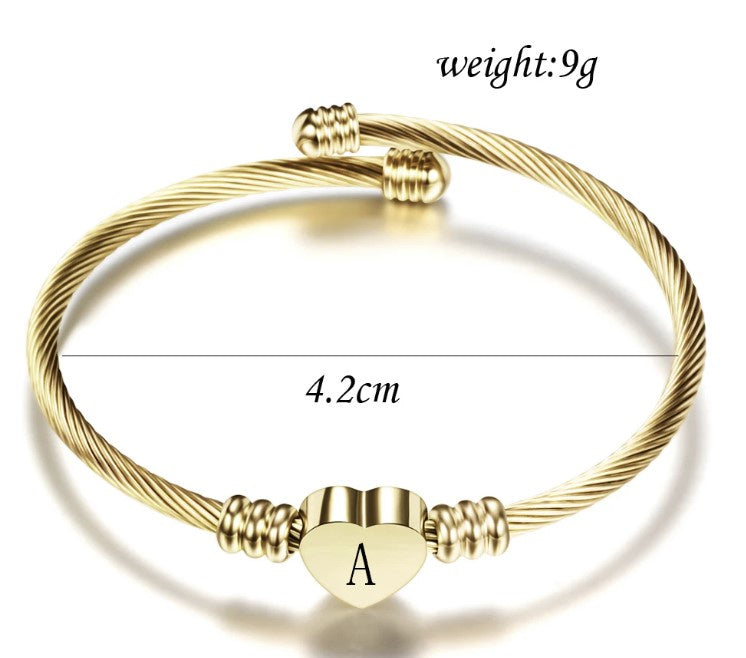 Children's Initial Bracelet - The Stage Shop