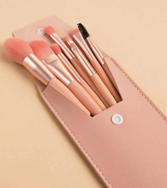 Makeup Mini Brush Set Soft Bristle with pouch
