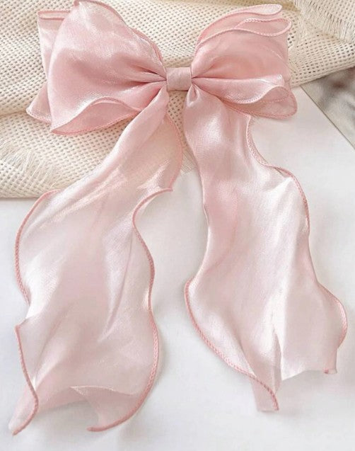 Mesh Bow with hair clip