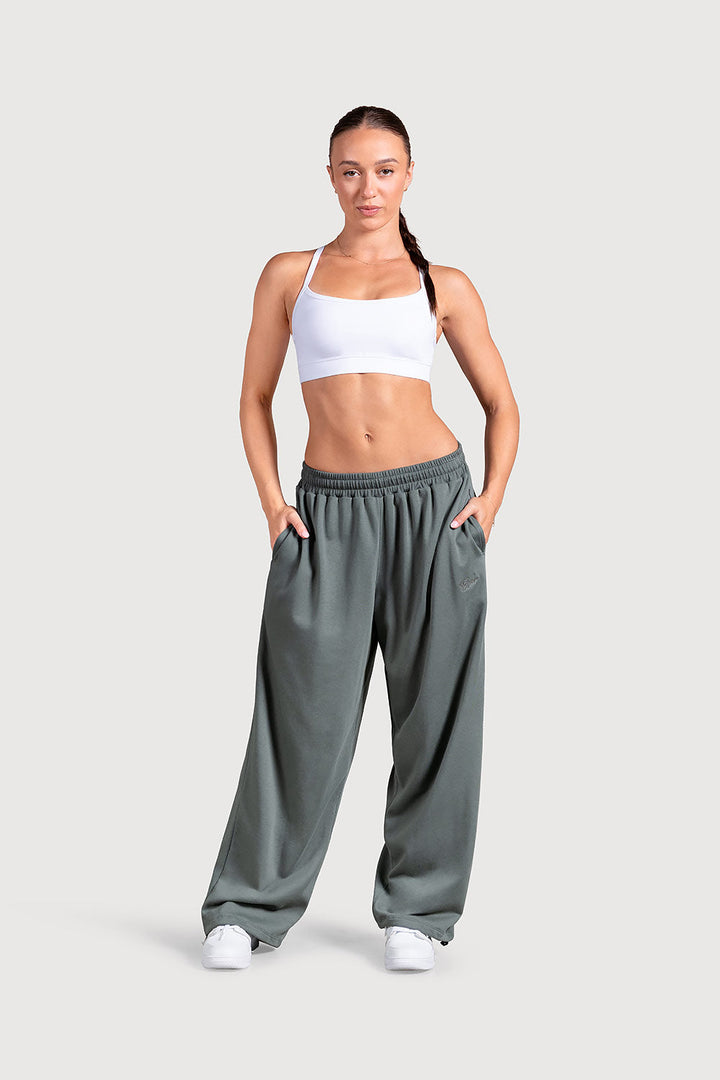 Wide Leg Sweatpants - Women