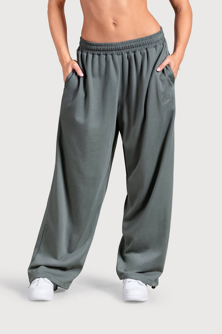 Wide Leg Sweatpants - Women