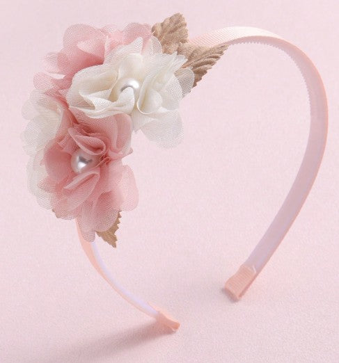 Pearl Floral Headband - The Stage Shop