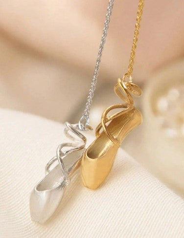 Pointe Shoe Necklace - The Stage Shop