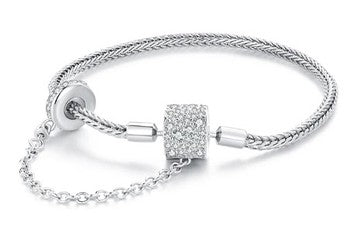 Barrel &amp; Snake Charm Bracelet
