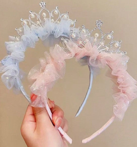 Tiara Tulle Headband - The Stage Shop