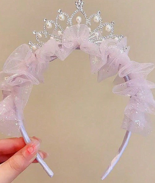 Tiara Tulle Headband - The Stage Shop