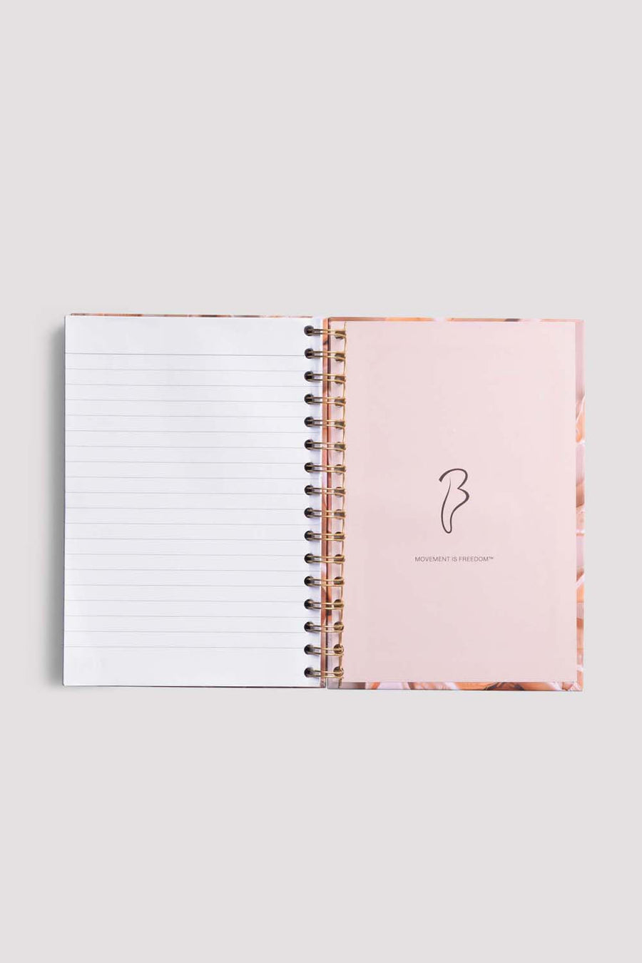 Pointe Shoe Spiral Hardcover A5 Lined Notebook - The Stage Shop