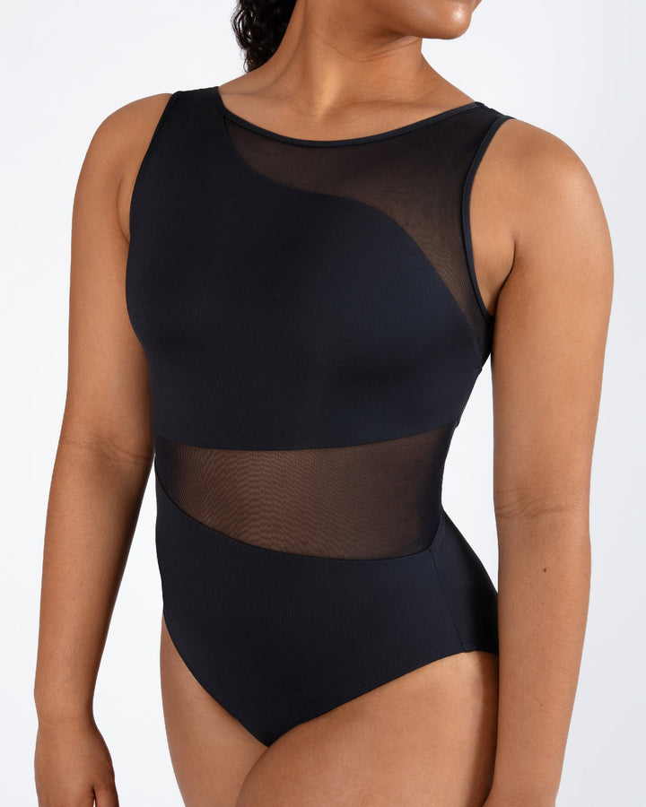 Motion Mesh Leotard - Women