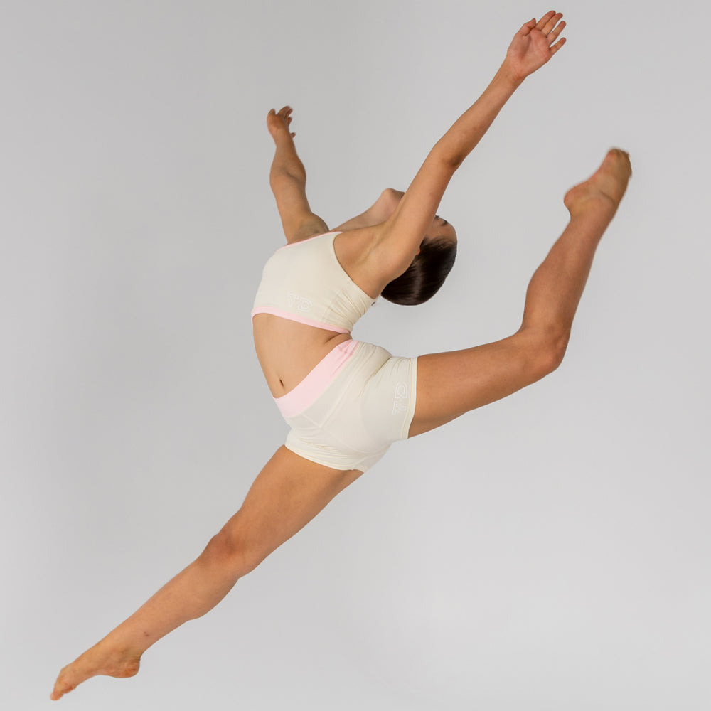 Buttercream Blush Crop & Short Set - Girls - The Stage Shop
