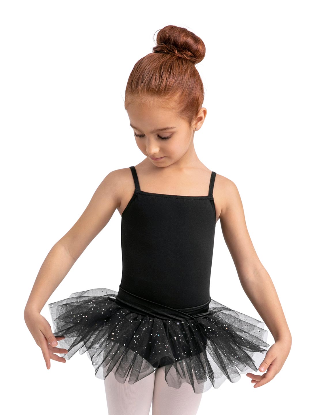 Belted Camisole Tutu Dress - Girls