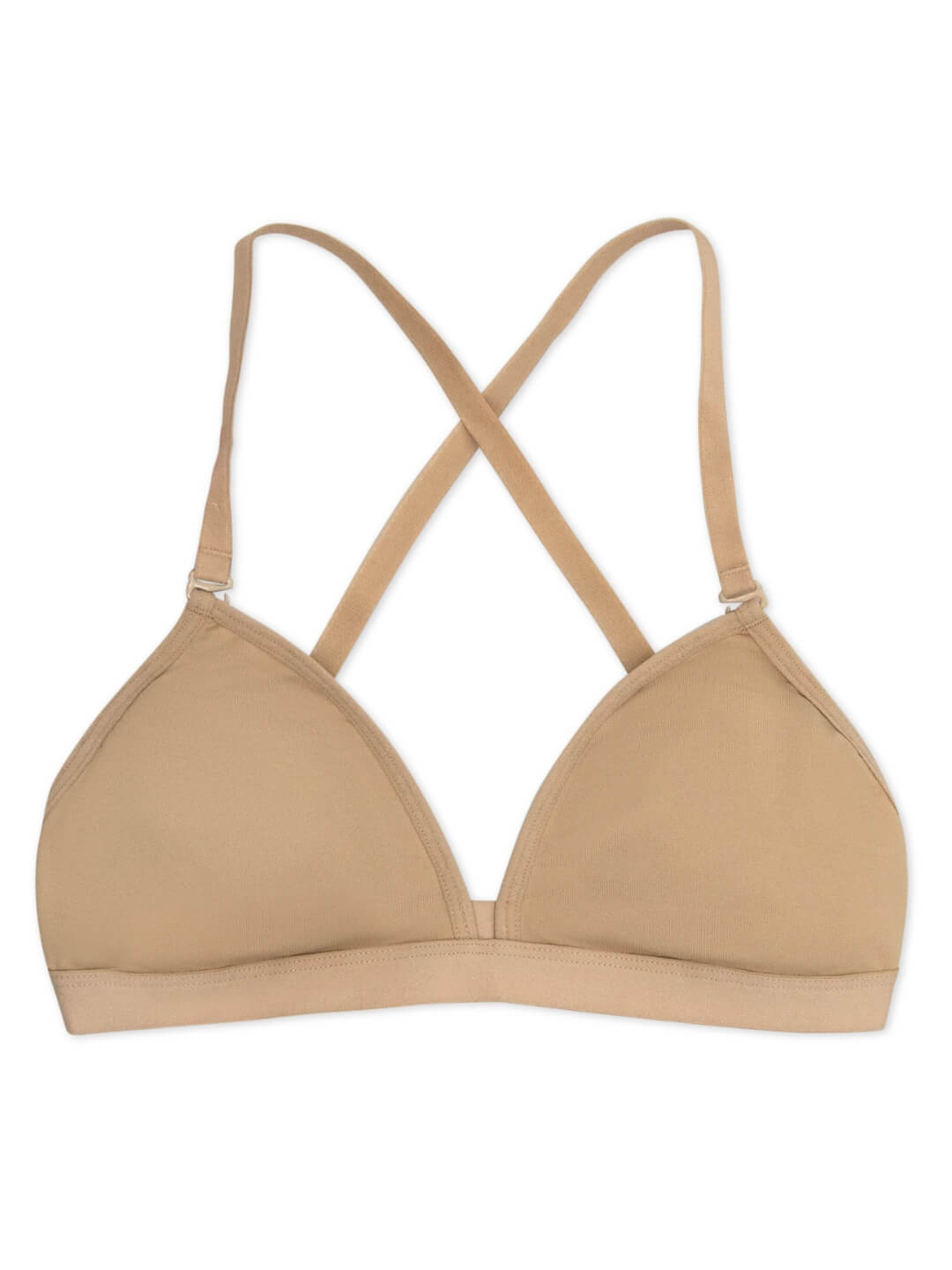 Deep Neck Clear Back Bra [Child] - The Stage Shop