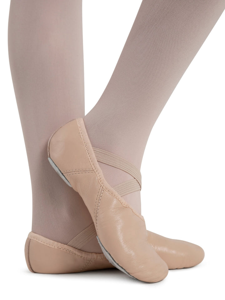 Juliet Split Sole Leather Ballet Shoe - Girls