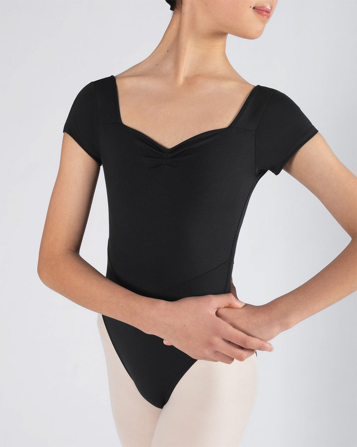 Veronica Pleat Front Leotard - Girls