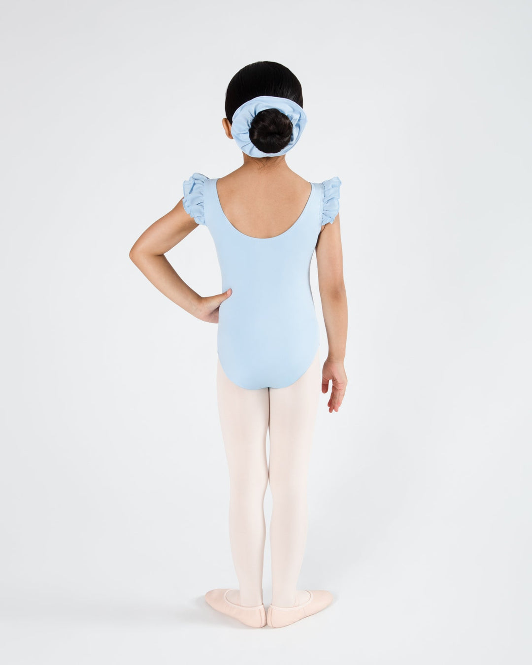 Emery Frill Sleeve Leotard - Girls