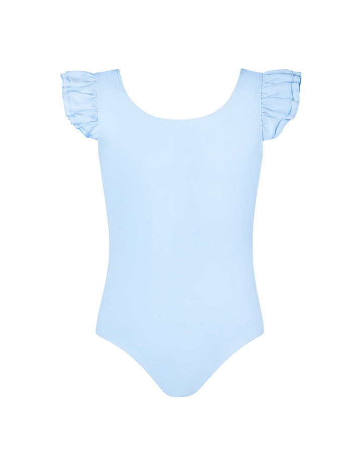 Emery Frill Sleeve Leotard - Girls