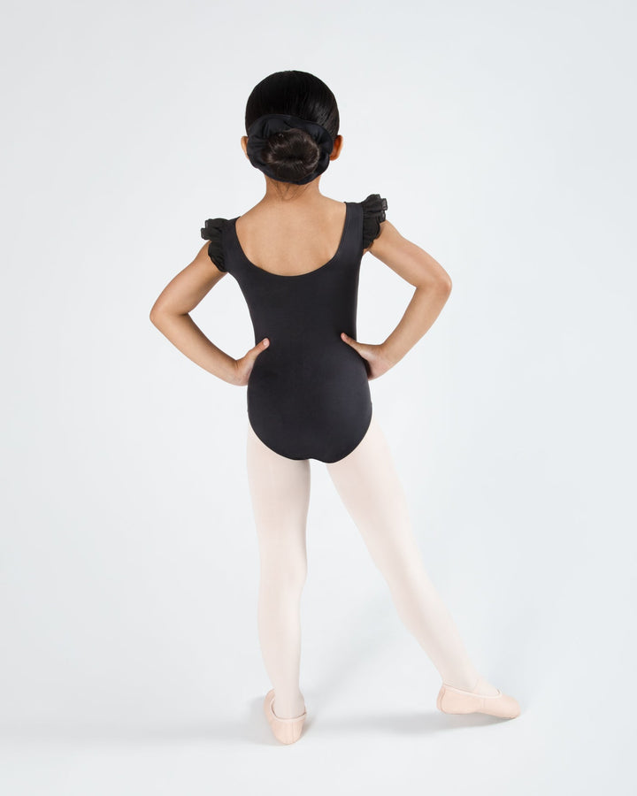 Emery Frill Sleeve Leotard - Girls